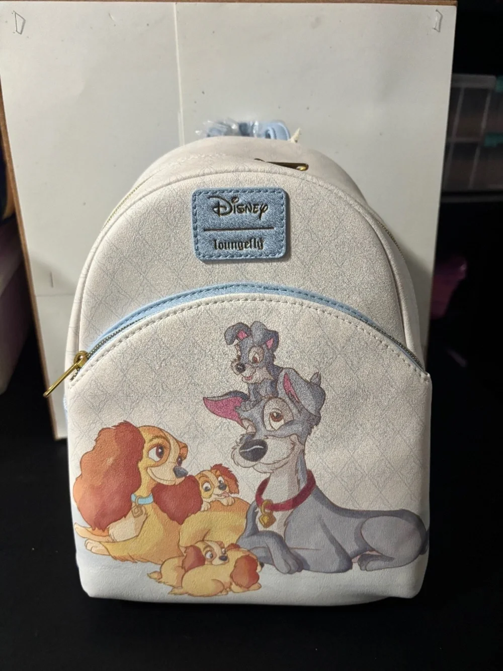 Loungefly Disney Lady And The Tramp Puppies Mini Backpack